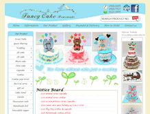 Tablet Screenshot of fancy-cake.com